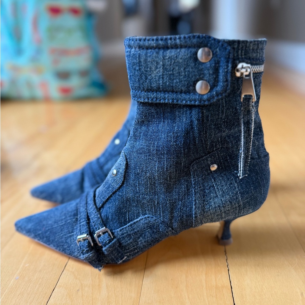 Vince Camuto “Mikayla” Denim Bootie